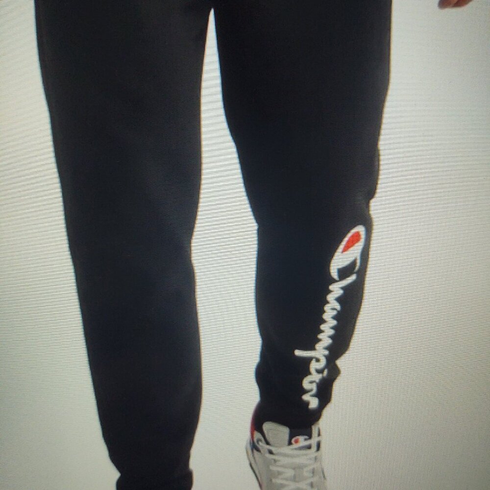 NWT Champion LOGO> T-Shirt Fabric: Joggers/Sweats: Size L